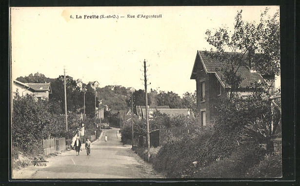 CPA La Frette, Rue d'Argenteuil