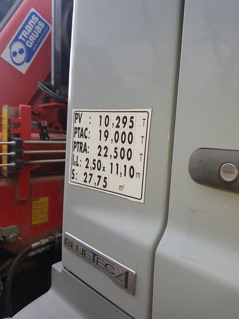 Mercedes Axor 1829 Avec Grue Fassi F170 Plateau 4