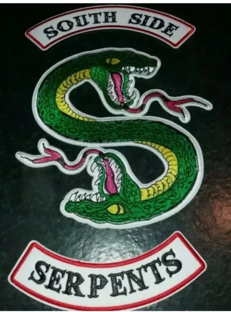 Riverdale patch bikers patchs South side serpent set 3 big patch sons of anarchy