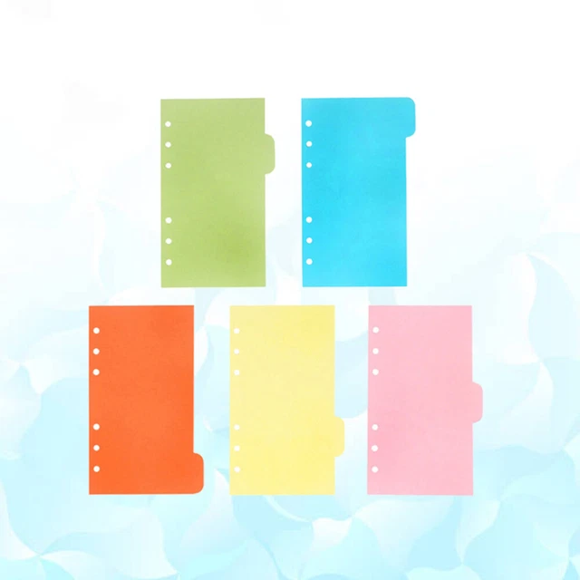 PAGE MARKERS LABELS Section Index Dividers Classification Tabs Binder £ ...