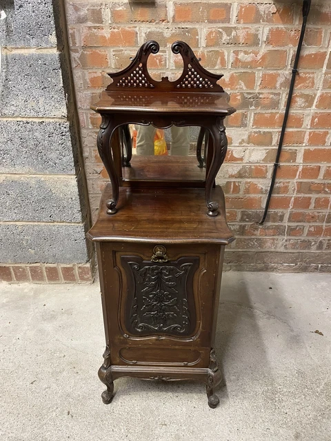 antique wooden coal scuttle