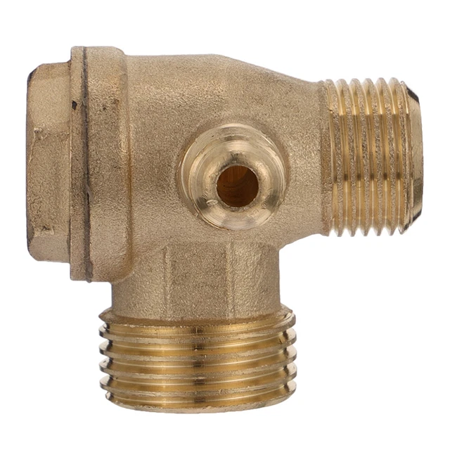 Valve Schrader En Laiton Anti-corrosion De 6,35 Mm NPT Avec Filetage Mâle NPT De 6,35 Mm, à Utiliser Avec Des Réservoirs De Compresseur D'air Avec Bouchons D'étanchéité