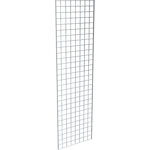 Econoco Chrome Grid Panel 3-Pk. - 7ft.W x 2ft.H, Model# P3GW27