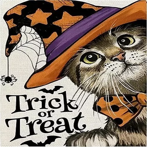 Trick or Treat Garden Flag, New, Sealed