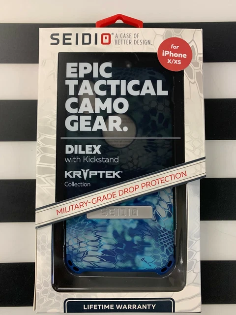 SEIDIO DILEX with Kickstand - iPHONE X Kryptek PONTUS *N*E*W*