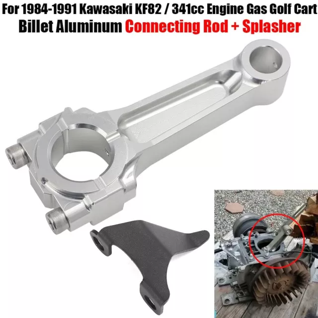 Aluminum Connecting Rod For Kawasaki KF82 / 341cc Engine Gas Golf Cart 1984-1991