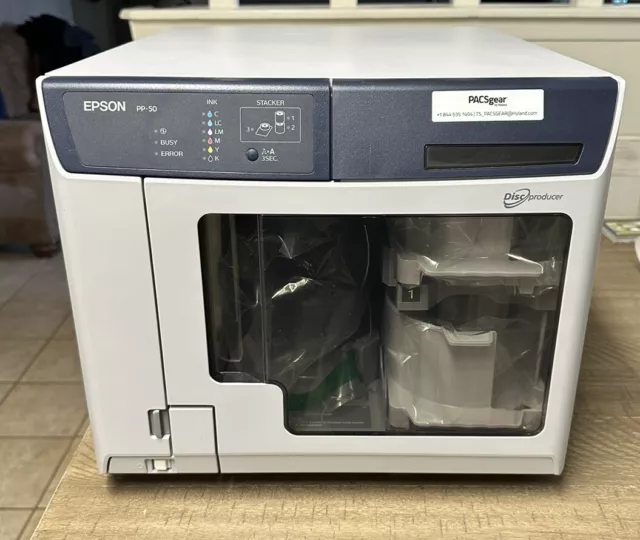 Epson PP-50 N133A Disc Producer CD/DVD Printer New Open Box