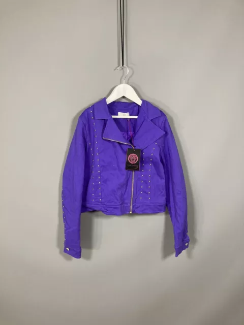 YOUNG VERSACE Jacket - Youth XL - Purple - New With Tags - Girl’s