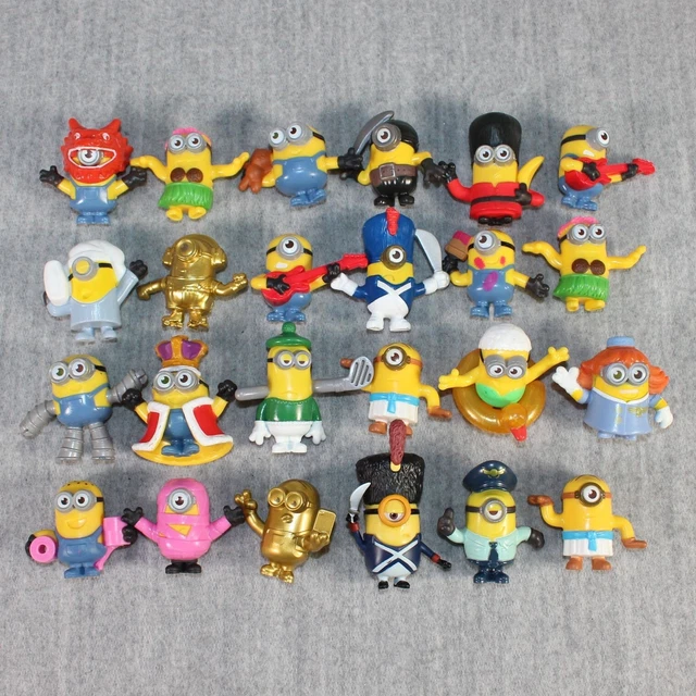 McDONALD'S Despicable Me Minions Happy Meal Toy Figures 2019 Mix Bundle Lot x24