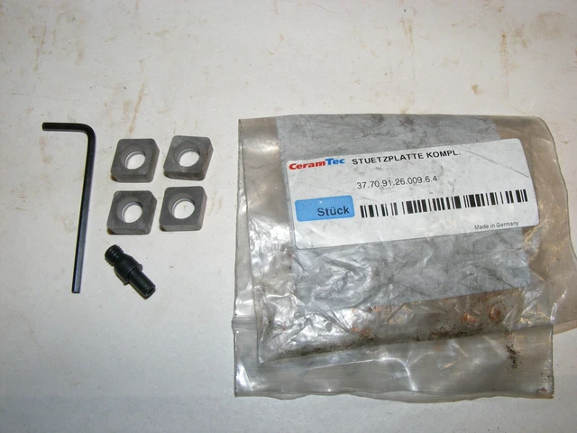 (4) Ceramtec Carbide Inserts 37.70.91.26.009.6.4