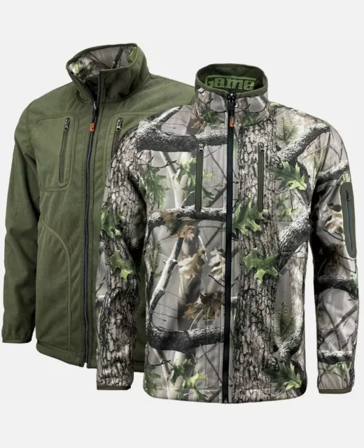 Mens Game Pursuit Reversible Trek Camo Jacket | Camouflage | Waterproof Brand ne