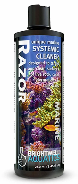 Brightwell Aquatics Razor Marine Aquarium Kills Hair Algae GHA & Bryopsis 250ml