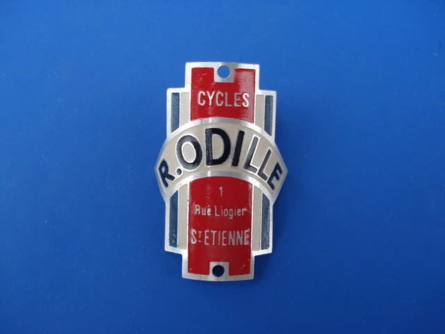Plaque De Vélo Ancienne Cycles NAUDSON - France - Headbadge Cyclisme Vintage
