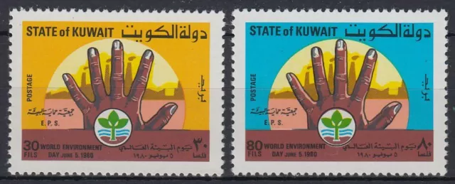 1980 Kuwait ** Mi.860/61 World Environment Day World Environment Day