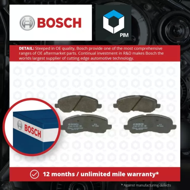 Brake Pads Set fits MITSUBISHI ASX GA Front 2010 on Bosch MN102618 MR527674 New