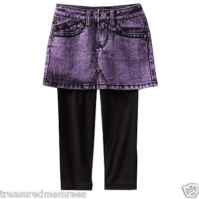 Mudd 2 Piece Denim Skirt & Leggings Set ~ Size 4 ~ New With Tags MSRP $40.00