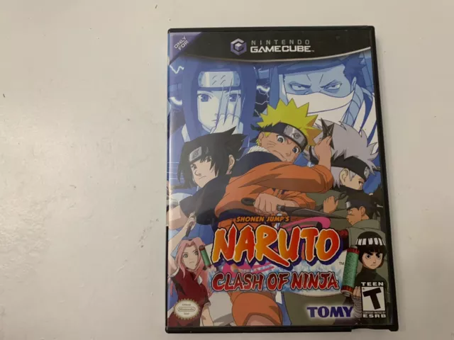 Naruto: Clash of Ninja (Nintendo GameCube, 2006) Complete W/ Manual CIB Tested 2