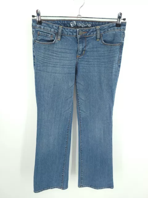 Bullhead Jeans Womens 9 Laguna Bootcut  Short Juniors Low Rise Medium Wash