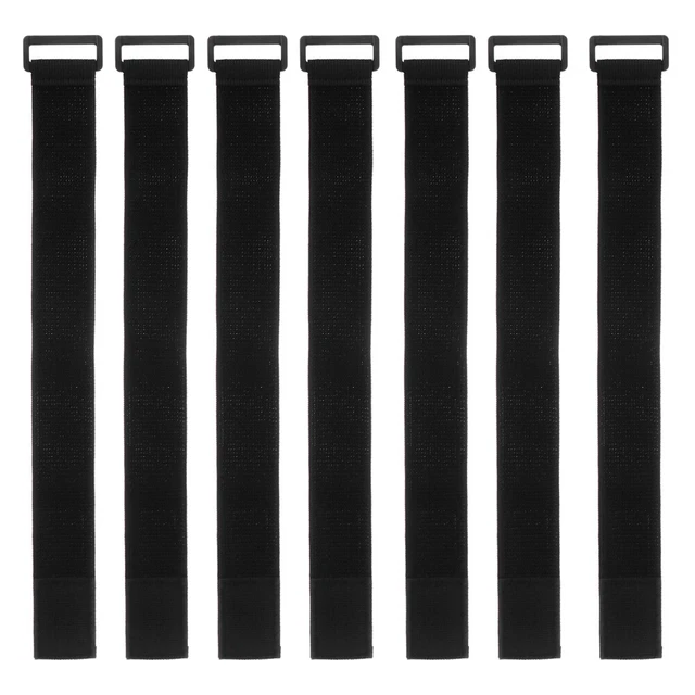 10 Pcs Klettband Elastischer Kabelbinder Sportband Gummiband