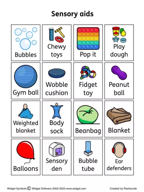 Sensory Aids Toys Communication Board -SEN Autism ASD Special Needs Resources