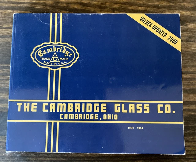 1991 CAMBRIDGE GLASS Co Collector Book Glass Reference Company Guide