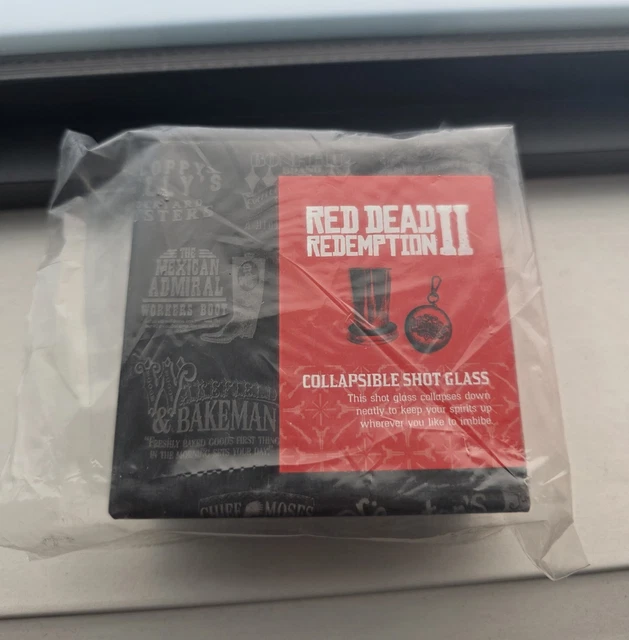 RDR2 RED DEAD REDEMPTION II Collapsible Shot Glass Collectible New RARE ...