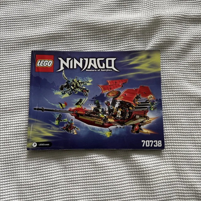 LEGO NINJAGO MOVIE thunder mech 70632 INSTRUCTIONS ONLY NEW (H5