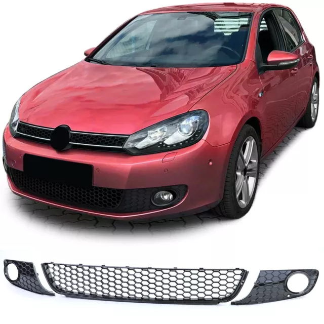 Für VW Polo 9N3 Zubehör Grill Wabengitter Look Schwarz auch GTI Cup Edition  - Fi, 19,90 €