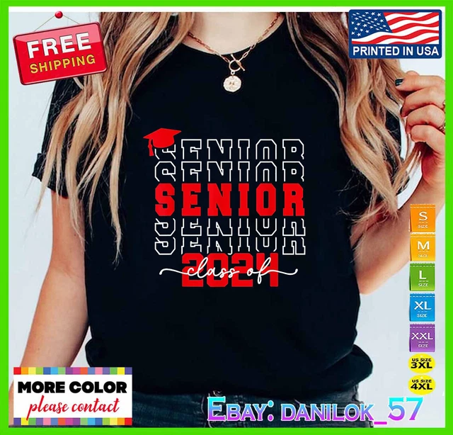 SENIOR 2024 CLASS of 2024 Back to School Graduation 2024 TShirt 22.99