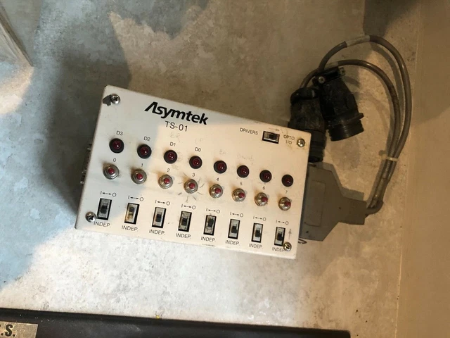 NORDSON ASYMTEK TS-01 I/O Test Box With Cable Stock K3155 £40.00 ...