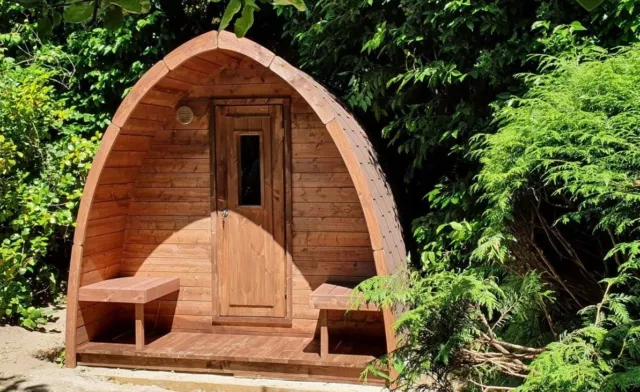 ***300cm Outdoor Garden Sauna Pod*** with Harvia Electric / Wood Fired heater