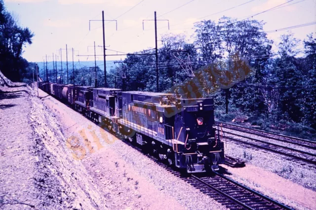 Vtg Duplicate Train Slide 4419 Pennsylvania Railroad Engine X6P064