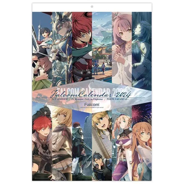 JAPAN CALENDAR 2024 Trails of Rei T y Xanadu Ys 66.65 PicClick