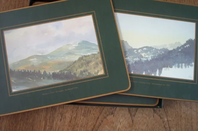 Prince Of Wales Table Mats Watercolours