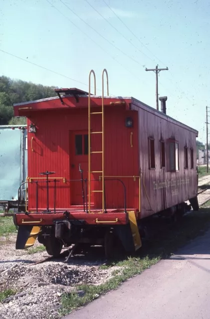LNAC Railroad Train Caboose Original 1987 Photo Slide