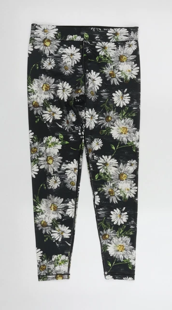 USA Pro Girls Multicoloured Floral Polyester Jogger Trousers Size 13 Years L22 i