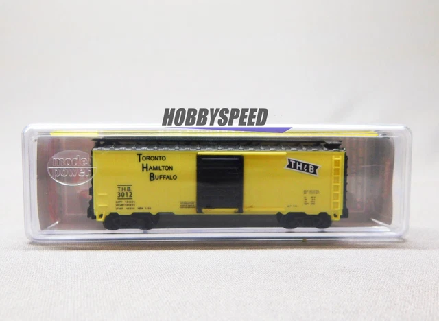 MODEL POWER THB TORONTO HAMILTON BUFFALO 40' BOXCAR N SCALE train MPW83714 NEW