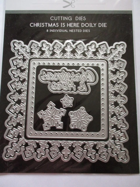 'Christmas is here' doily stirbt - von The Paper Boutique