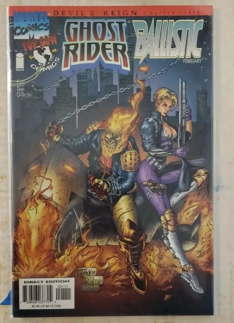Ghost Rider / Ballistic #1 Marvel Comics & Top Cow Studios 1997