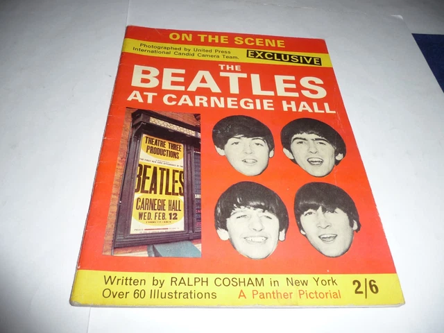 THE BEATLES AT Carnegie Hall Magazine (36 Pages, 1964) £19.50 - PicClick UK
