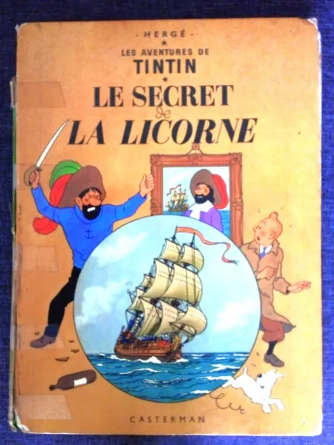 BD Tintin Le Secret de la Licorne les aventures de Tintin