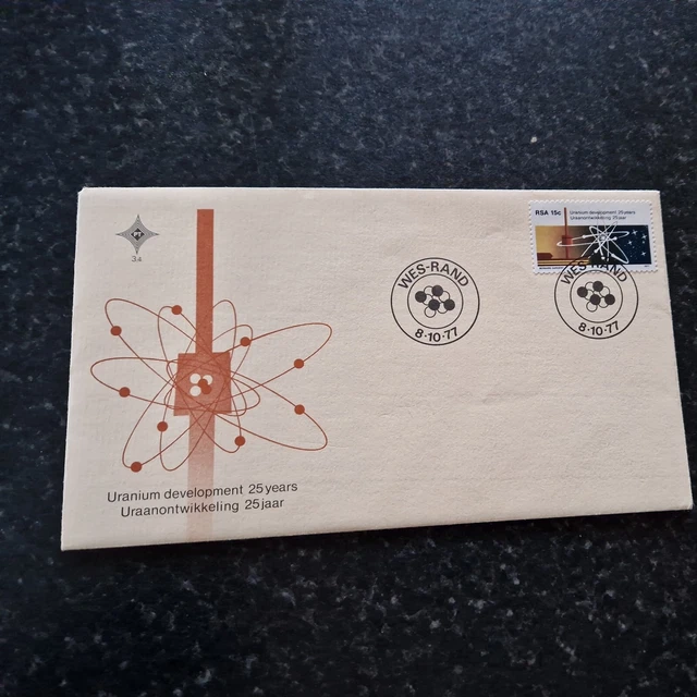 South Africa RSA 1977 Uranium Development FDC Wes-rand SHS