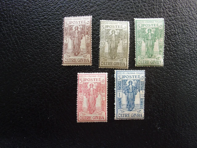 OUTRE-DJOUBA - timbre yvert/tellier n° 36/39 41 n* MH (A11)