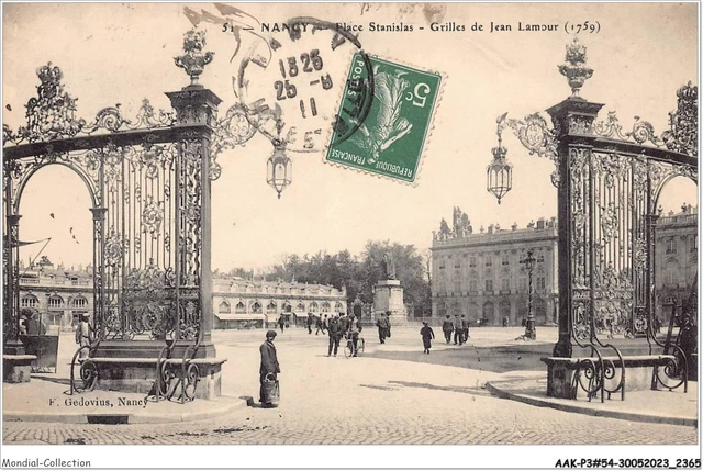 AAKP3-54-0211 - NANCY - place Stanislas - grilles de Jean Lamour