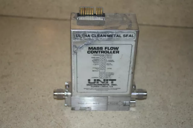 Unit Instruments Inc Mass Flow Controller 500 Psi Ufc-1660 (Fr)