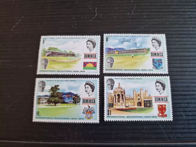 Dominica 1971 Sg 322-325 Education Year  Mnh