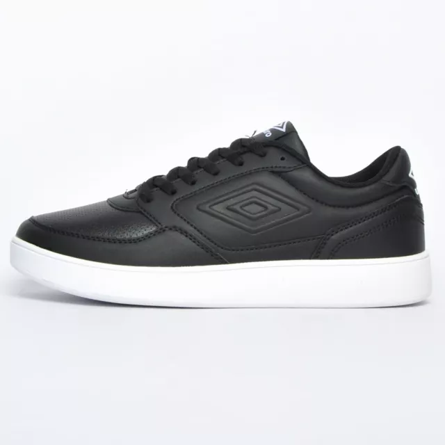 SALE - Umbro Classic Court Cupsole Mens Casual Fashion Smart Trainers Black