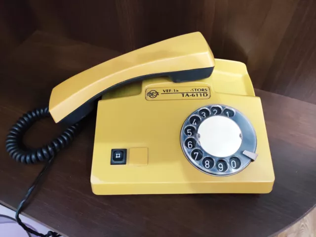 Vintage telephone VEF TA-611D, Latvia, 1990s