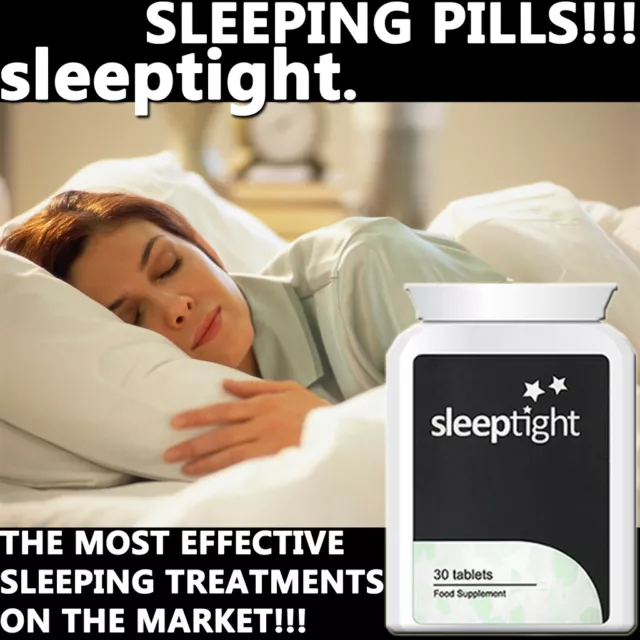 Sleep Tight Sleeping Pills Tablets Relaxing Natural Herbal Safe Calm Peaceful