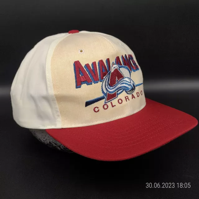 Vintage Snapback Cap NHL Colorado Avalanche Twins ~ Deadstock ~ NEU top